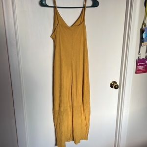 Canary Yellow Date Night Dress